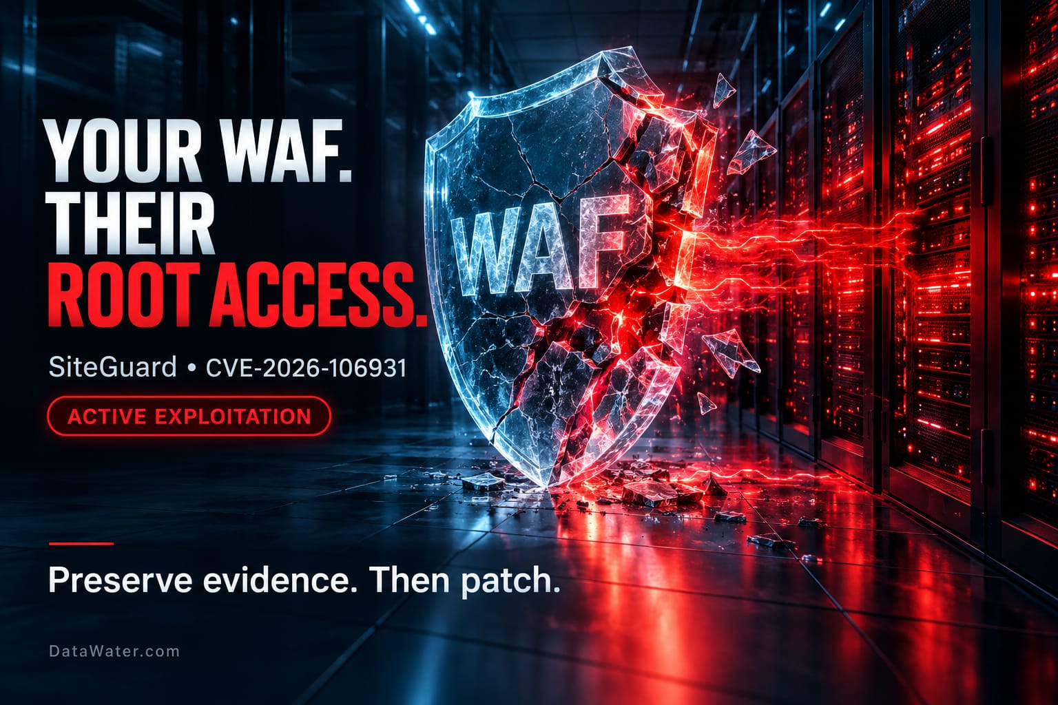 SiteGuard CVE-2026-106931: Exploited WAF Flaw Hands Attackers Root, and CISA’s Deadline Is Tomorrow SiteGuard CVE-2026-106931: Exploited WAF Flaw Hands Attackers Root, and CISA’s Deadline Is Tomorrow