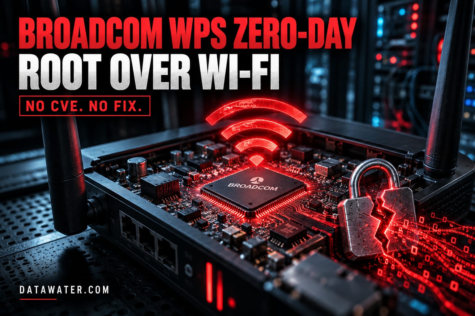 Broadcom WPS Zero-Day: Root Over Wi-Fi, No CVE, No Fix Broadcom WPS Zero-Day: Root Over Wi-Fi, No CVE, No Fix